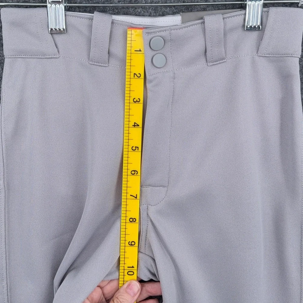 Easton Pro+ Baseball Pants Youth Medium YM 100% Polyester Grey
